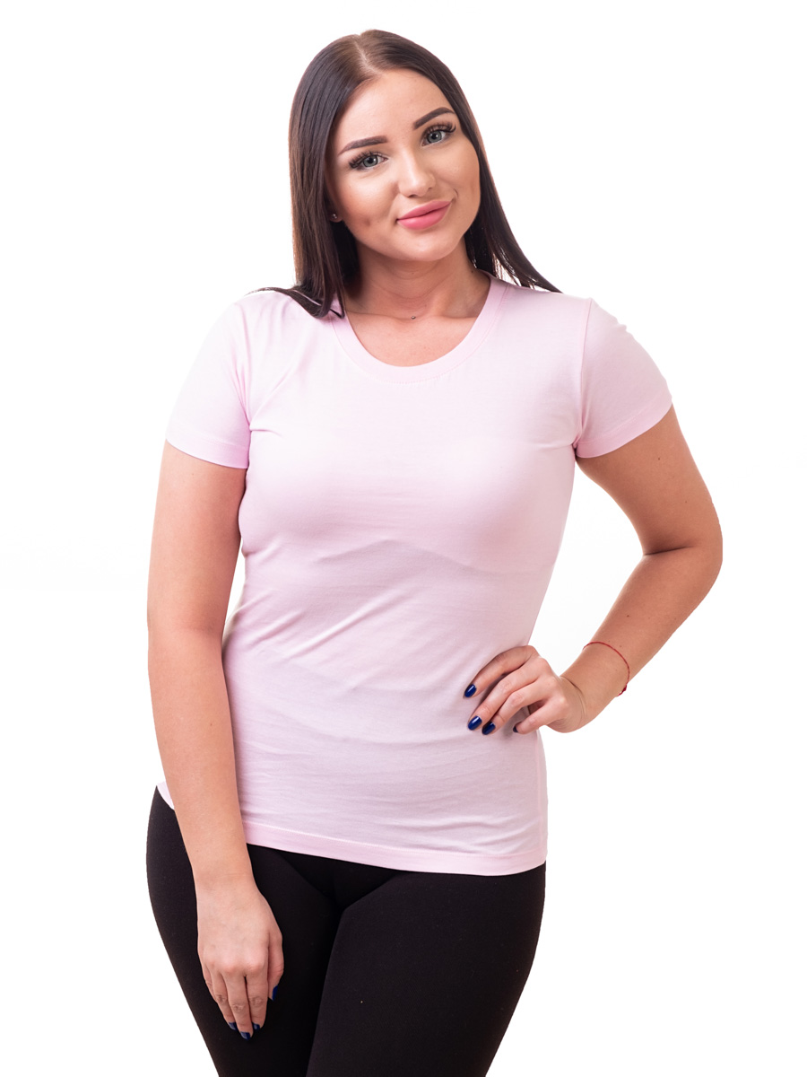 картинка Футболка женская ЖФКР-022\светло-розовый от интернет магазина