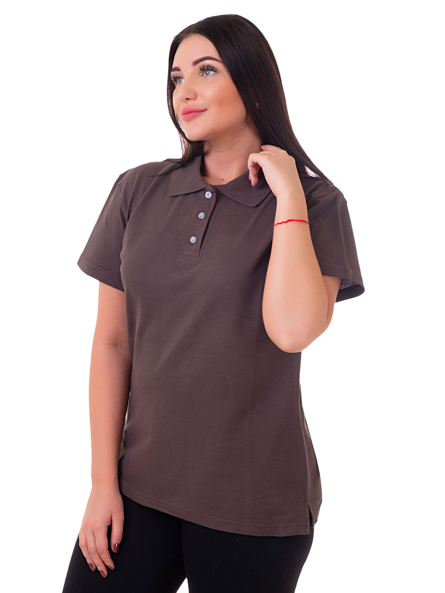 картинка Футболка-поло РПЖКР-013коричневый от интернет магазина