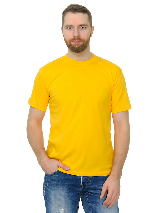 картинка Футболка базовая однотонная МФКР-021\желтый от интернет магазина
