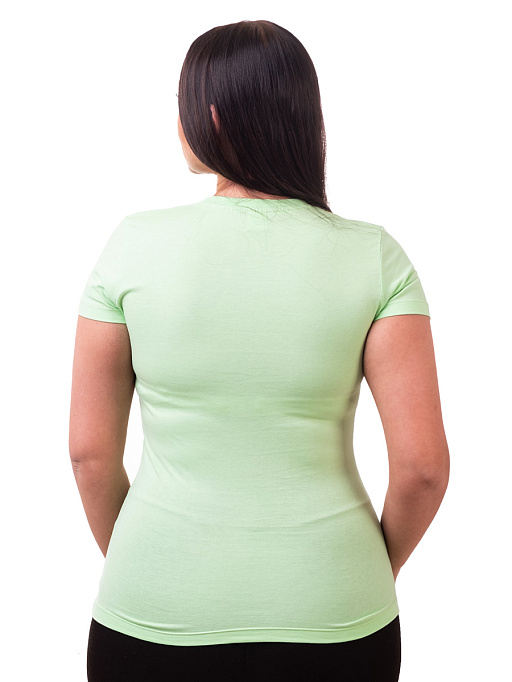 картинка Футболка женская ЖФКР-022\светло-зеленый от интернет магазина