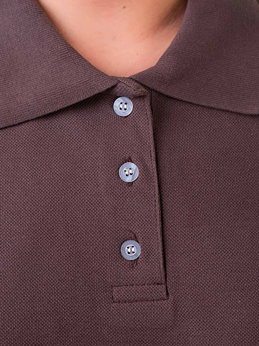 картинка Футболка-поло РПЖКР-013коричневый от интернет магазина