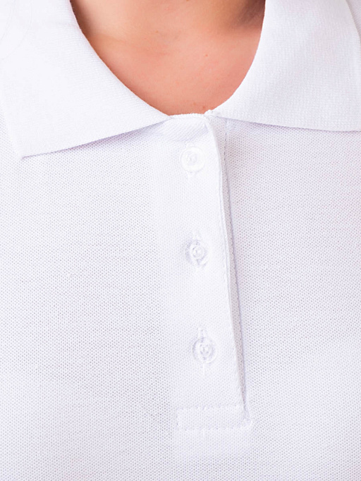 картинка Футболка-поло РПЖКР-002белый от интернет магазина