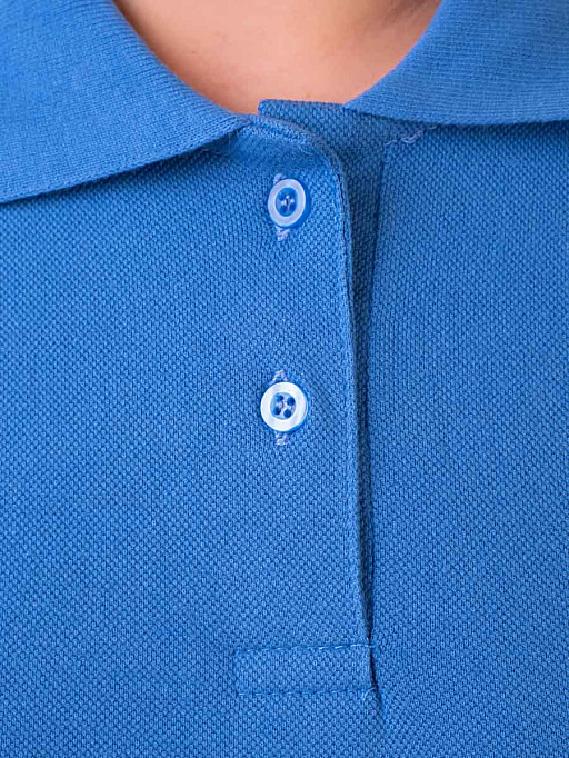 картинка Лонгслив-поло РПЖДР-006темно-голубой от интернет магазина