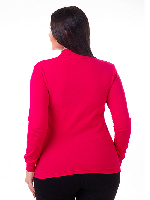 картинка Лонгслив-поло РПЖДР-010малиновый от интернет магазина