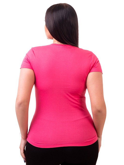 картинка Футболка женская ЖФКР-022\темно-розовый от интернет магазина